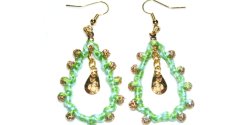 Beaded Teardrops