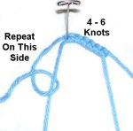 Tie 4 - 6 Knots