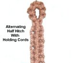 Half Hitches with Holding Cords