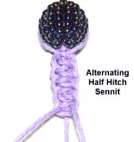 Alternating Half Hitch Sennit