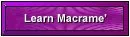Learn Macrame' Knots
